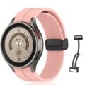 Silicone Bands with Magnetic Buckle Pink