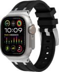 Silicone Band with Steel Adapter