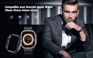 Stainless Steel Titanium Gold Band