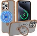Stylish Brown Case with Stand for iPhone
