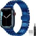 Metal Strap 5-Beads Blue
