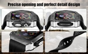 Metal Case with Silicone Strap