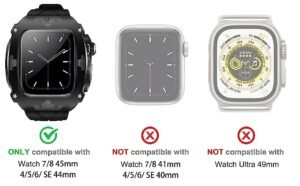 Metal Case with Silicone Strap