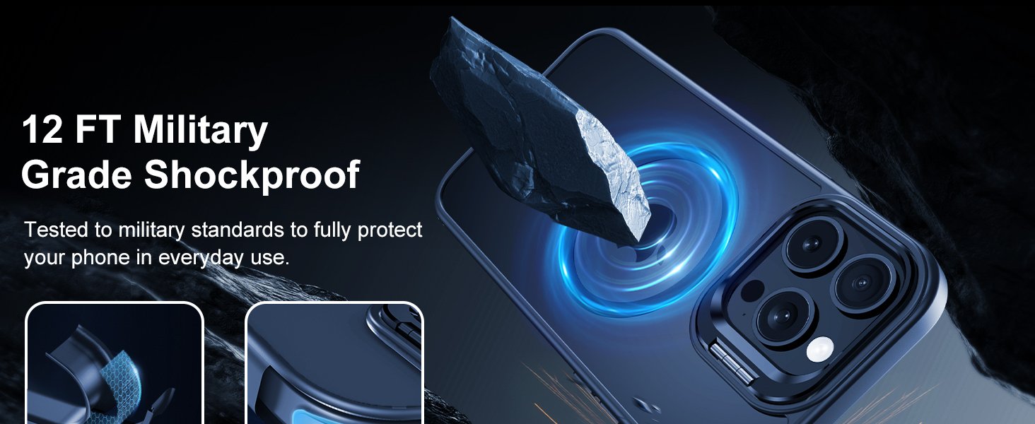 Phone Case with Kickstand - Blue