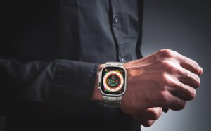 Stainless Steel Titanium Gold Band