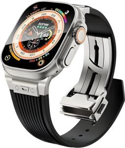 Luxury Silicone Rubber Band Black